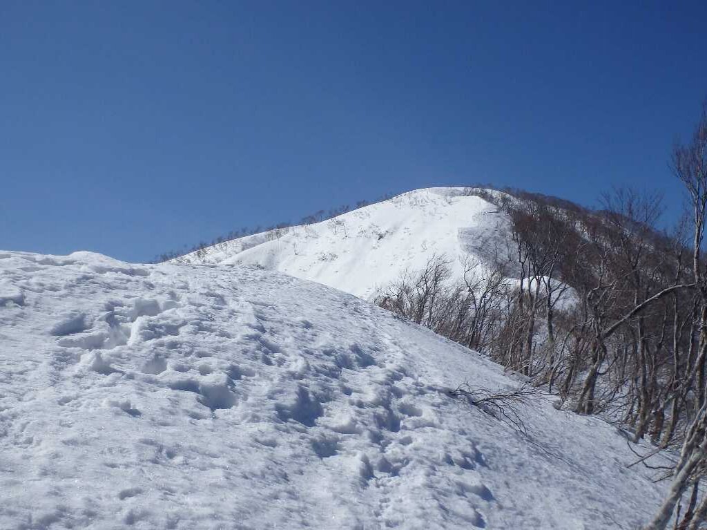 銀杏峰への登り